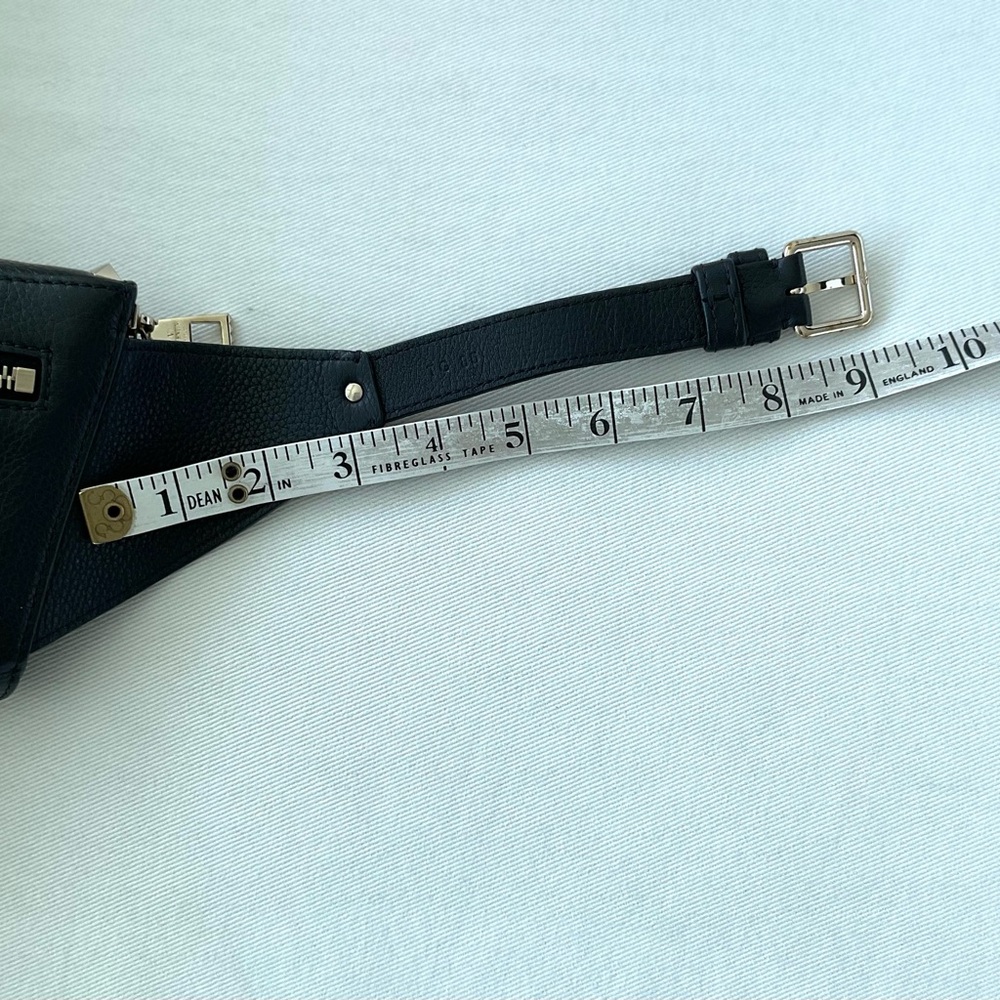Valentino Garavani Rockstud Black Leather Belt Bag w Dust Bag - Picture 13 of 15